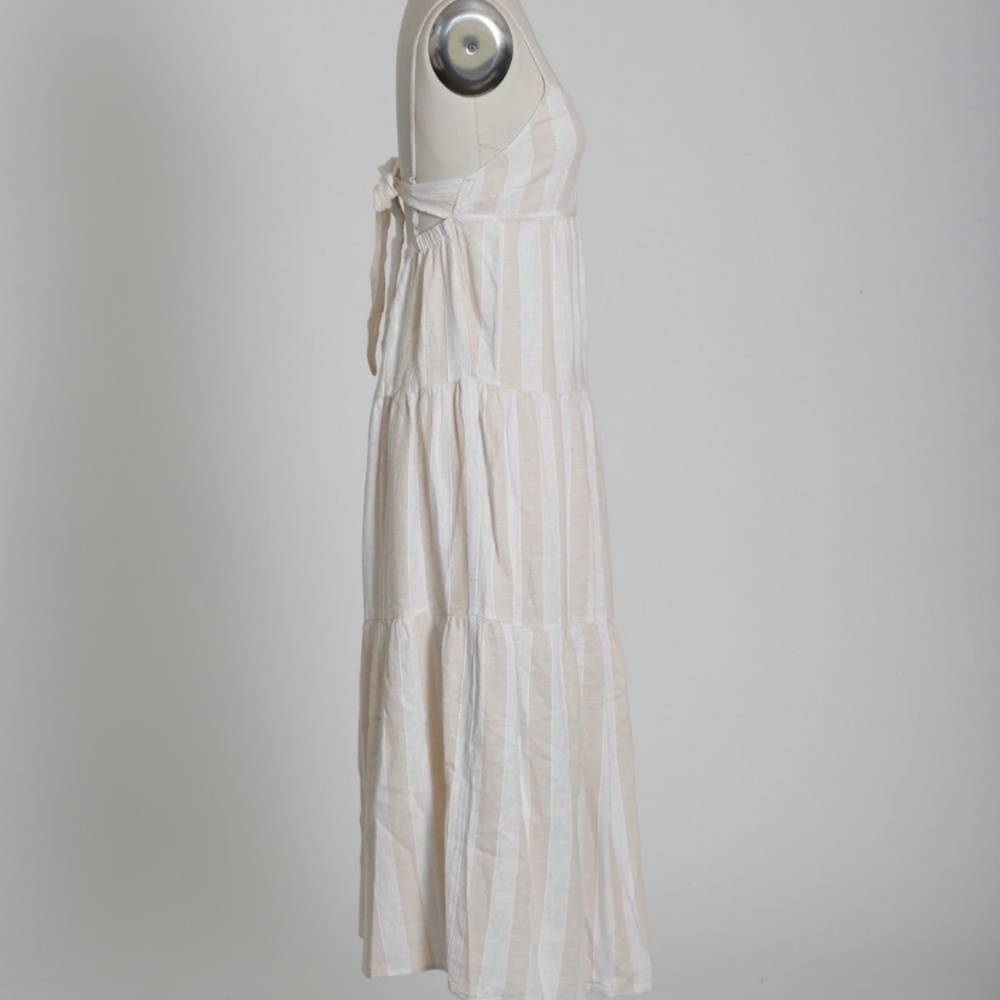 Anthropologie Cloth & Stone backless linen dress - Picture 6 of 9